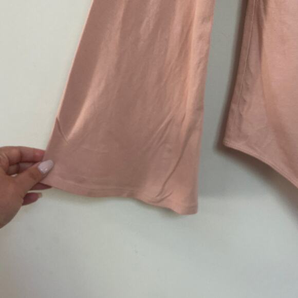 Express Dusty Pink Off Shoulder Flare Sleeve Bodysuit Large - Picture 2 of 7